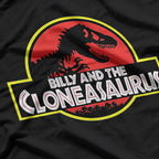 Retro Parody – Billy and the Cloneasaurus Humor T-Shirt