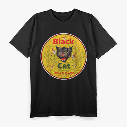 Black Cat Firecrackers - Spooky & Explosive Fun T-Shirt