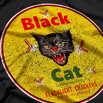 Black Cat Firecrackers - Spooky & Explosive Fun T-Shirt