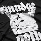 Cute Satanic Cat Funny Goth Death Metal T-Shirt