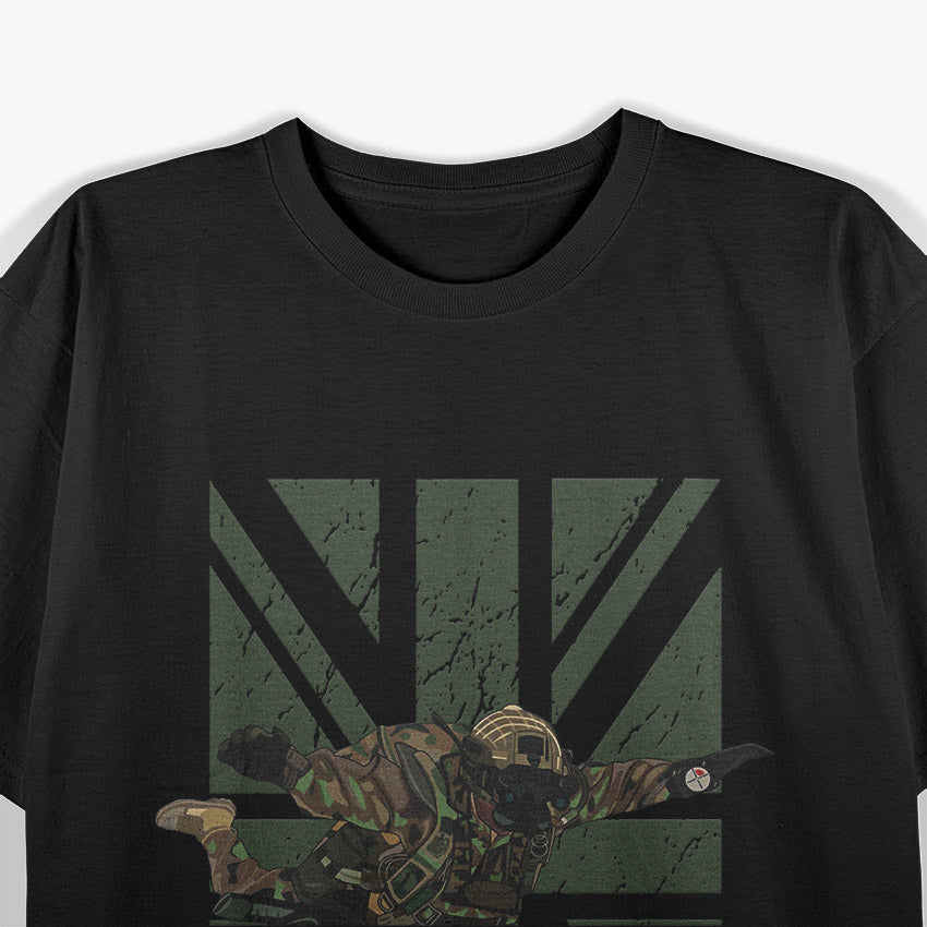 British Army Veteran – UK Flag Military T-Shirt
