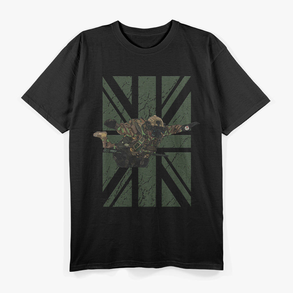 British Army Veteran – UK Flag Military T-Shirt