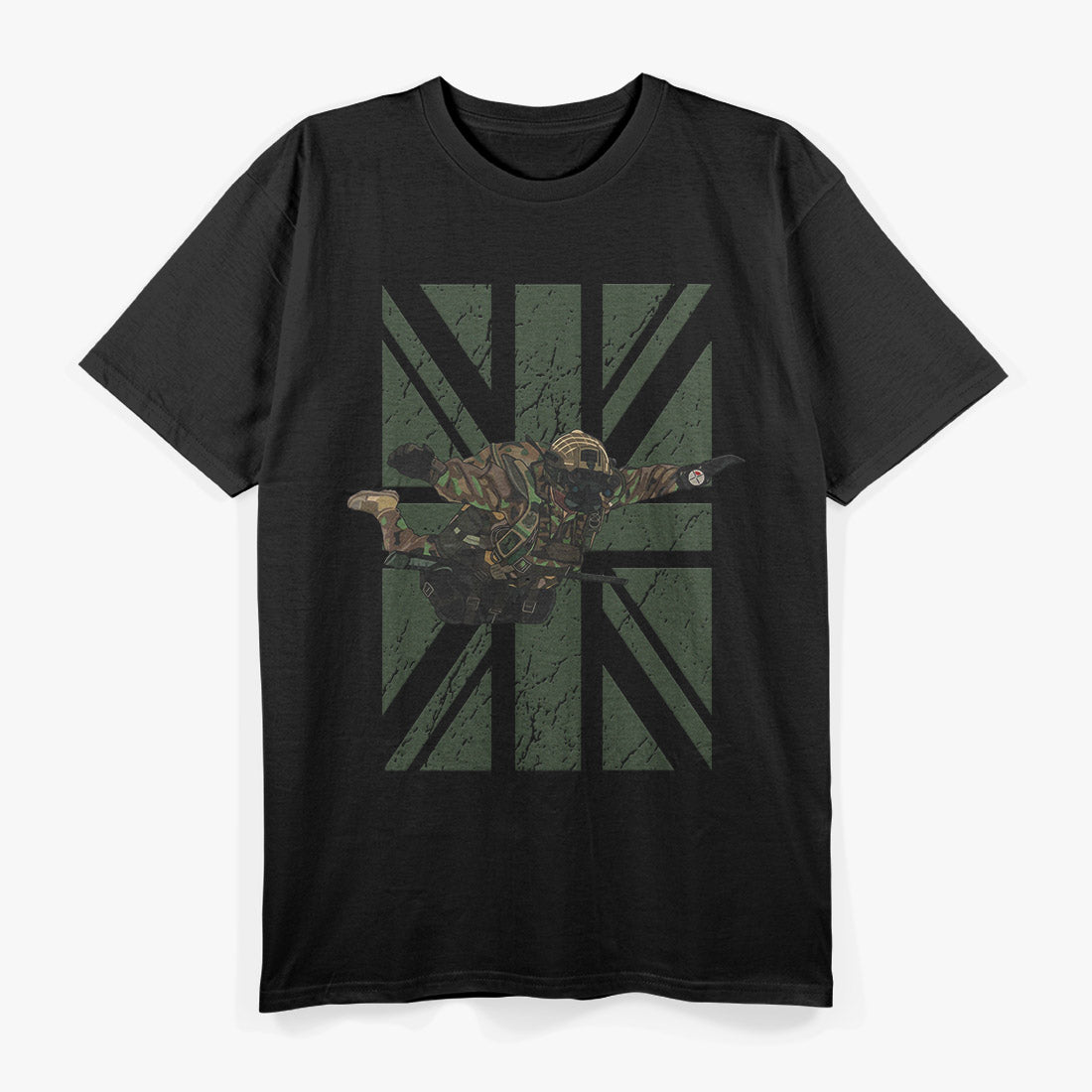 British Army Veteran – UK Flag Military T-Shirt