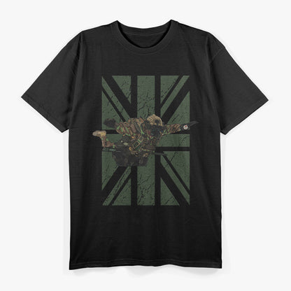 British Army Veteran – UK Flag Military T-Shirt