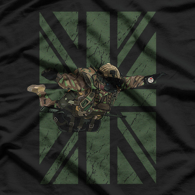 British Army Veteran – UK Flag Military T-Shirt