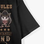 Cowboy Rules - Viral Trending Meme T-Shirt