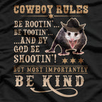 Cowboy Rules - Viral Trending Meme T-Shirt