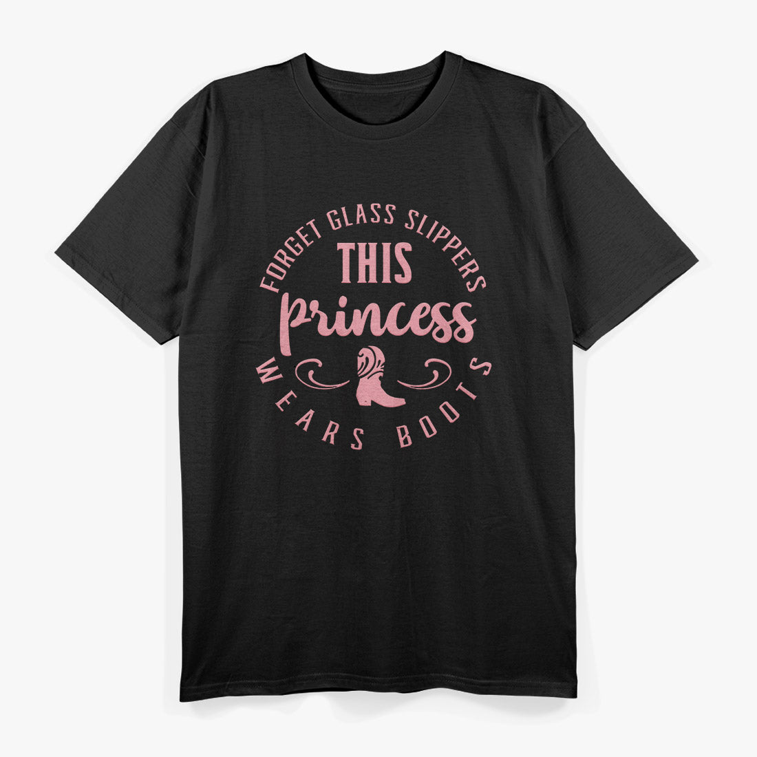 Cute Princess Cowboy Boots Western Rodeo Cowgirl Country T-Shirt