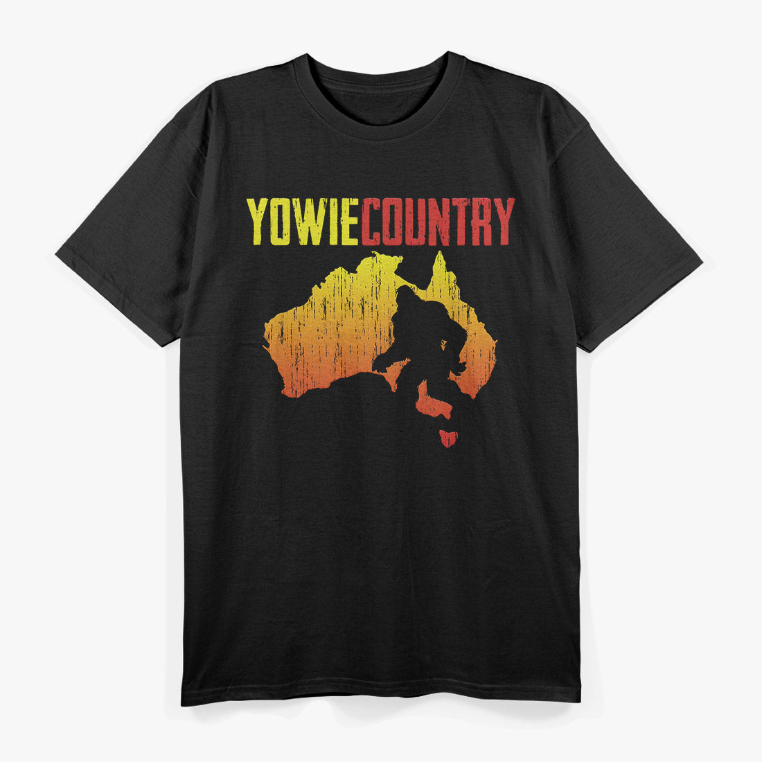 Bigfoot Country Funny Cryptid Design T-Shirt
