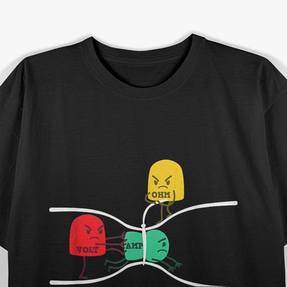 Electricity Explained - A Funny Take for Electricians T-Shirt