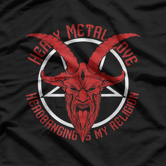 Heavy Metal Headbanging Is My Religion T-Shirt