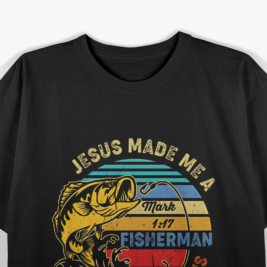 Jesus Said Follow Me – Fisher of Men Bible T-Shirt