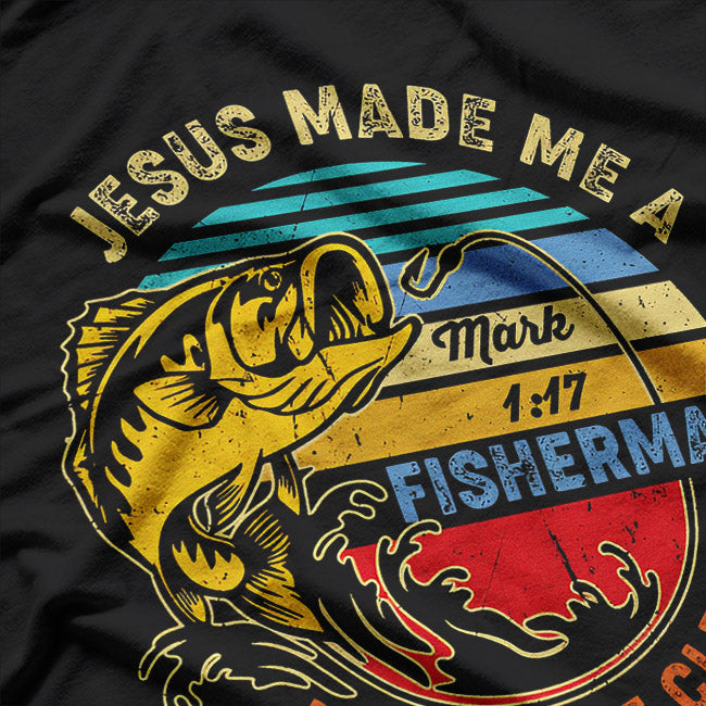 Jesus Said Follow Me – Fisher of Men Bible T-Shirt