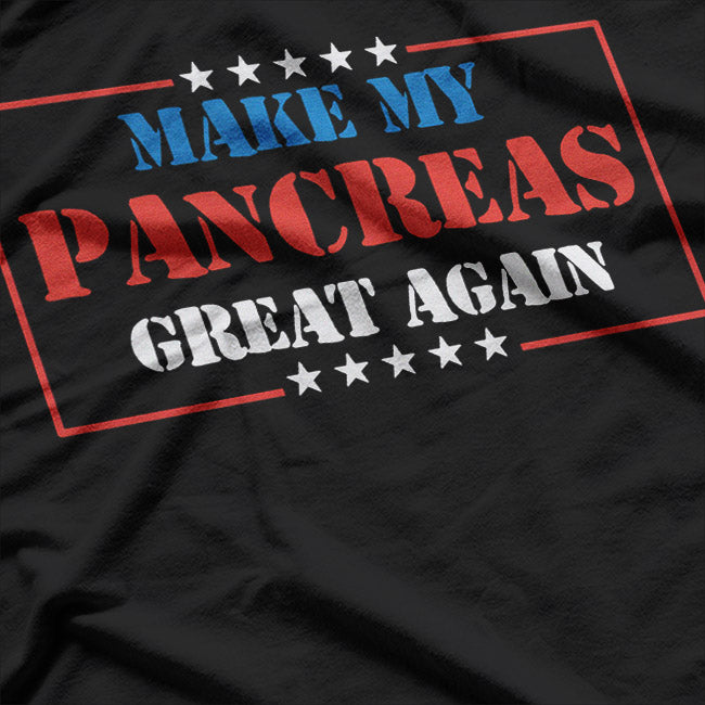 Funny Diabetes Awareness Support Pancreas Health T-Shirt