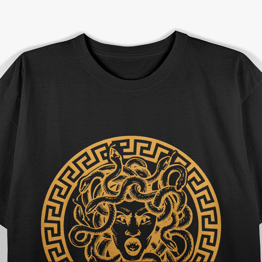 Medusa Head Statue - Mythical Gorgon T-Shirt