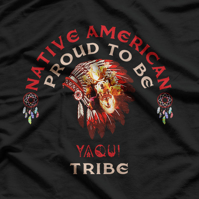 Native American Pride Tribal Heritage Inspired Graphic T-Shirt