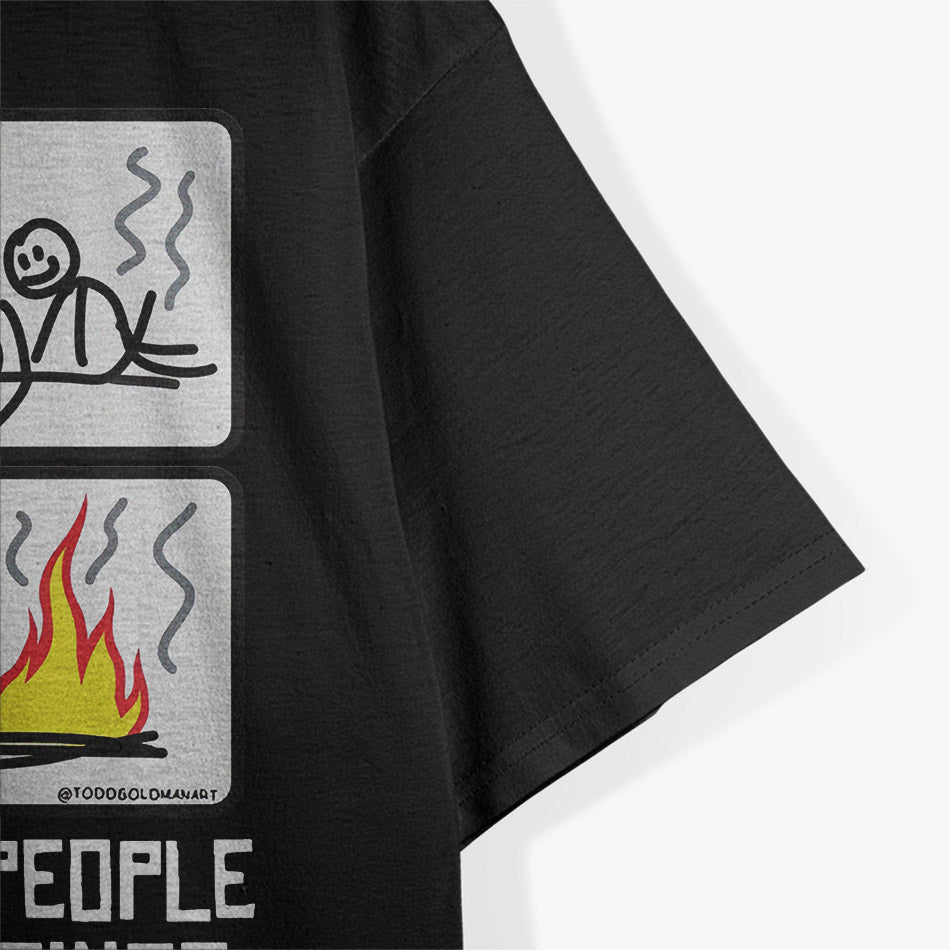 Funny How Stick People Extinct T-Shirt
