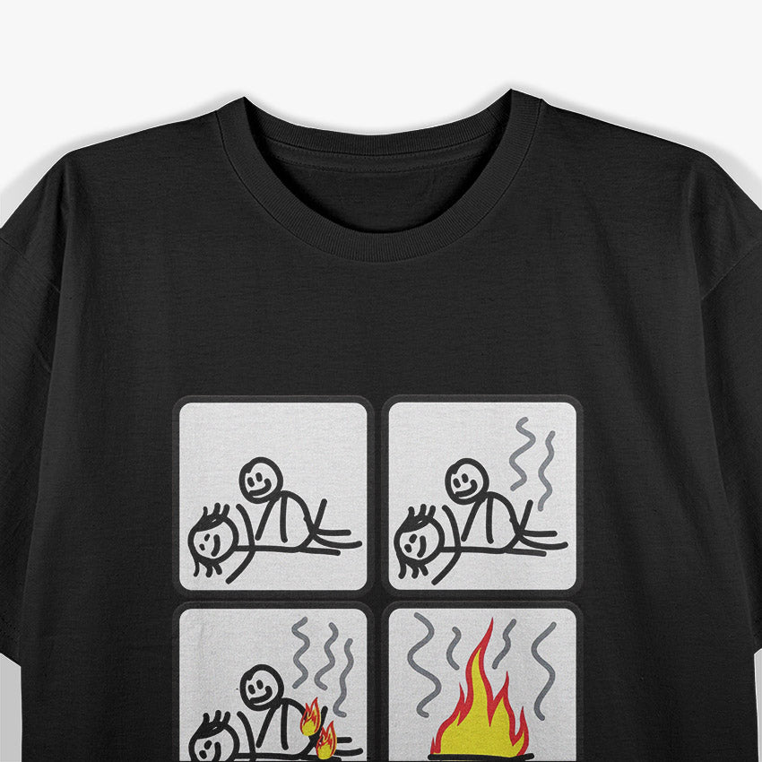 Funny How Stick People Extinct T-Shirt