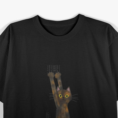 Tortoise Shell Cat Hanging T-Shirt