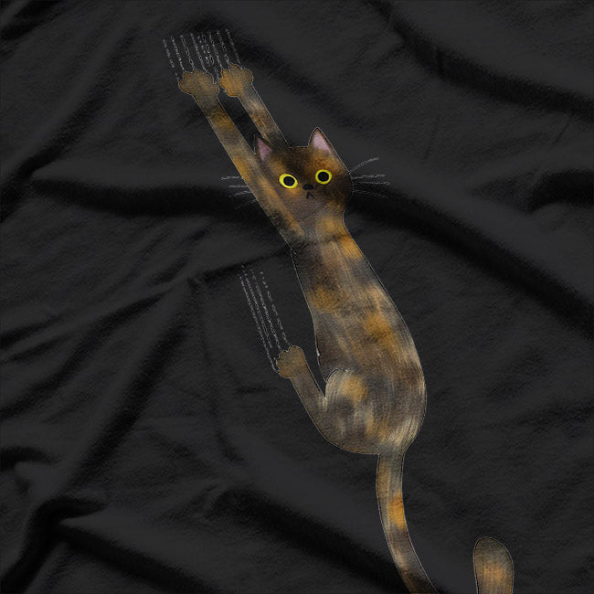Tortoise Shell Cat Hanging T-Shirt