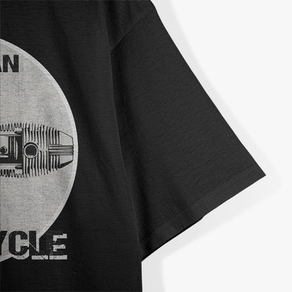 Vintage Bavarian Motorcycle Boxer Engine Inspired Graphic T-Shirt