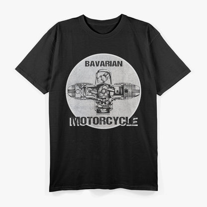 Vintage Bavarian Motorcycle Boxer Engine Inspired Graphic T-Shirt