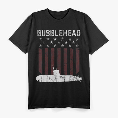 Bubblehead Submarine Veteran – Deep Sea Navy T-Shirt