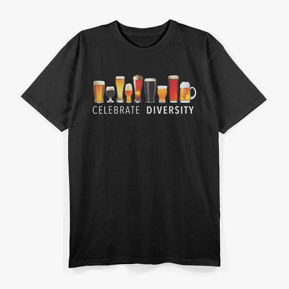 Celebrate Diversity Cocktails, Beer, and Cheers for All T-Shirt