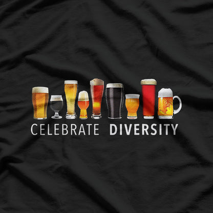 Celebrate Diversity Cocktails, Beer, and Cheers for All T-Shirt