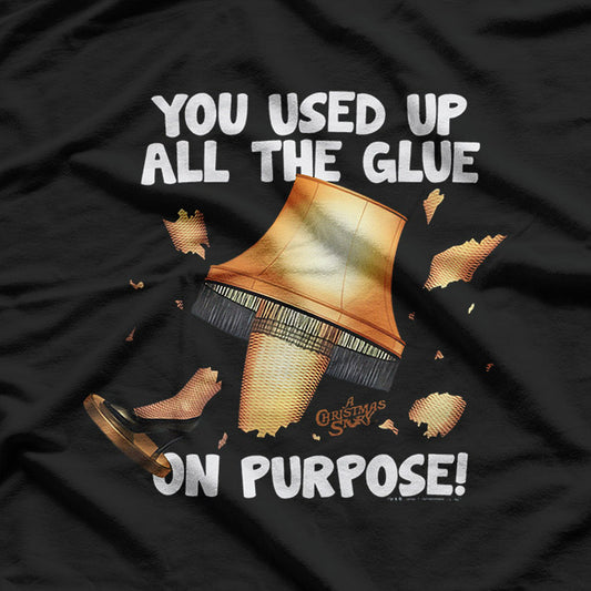 Used Up All the Glue - Christmas Story Humor T-Shirt