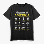American Cryptids – Mothman Chupacabra Frogman Jersey Devil Love T-Shirt