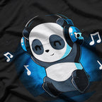 Cute DJ Panda - Music Lover’s Fun T-Shirt