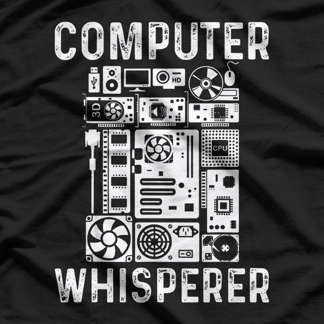 Funny Computer Whisperer, Geek Tech T-Shirt