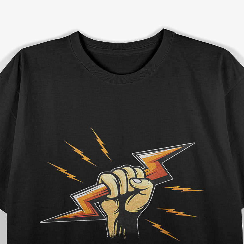 Shocking Humor: Funny Electrician & Electrical Engineer T-Shirt