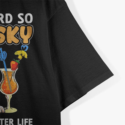 Quirky Husky with Attitude Funny Pet Lover Design T-Shirt