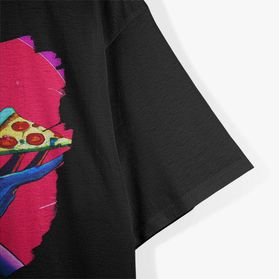 Funny Shark Eating Pizza – Cool Pizza Sharks Design T-Shirt