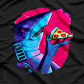 Funny Shark Eating Pizza – Cool Pizza Sharks Design T-Shirt