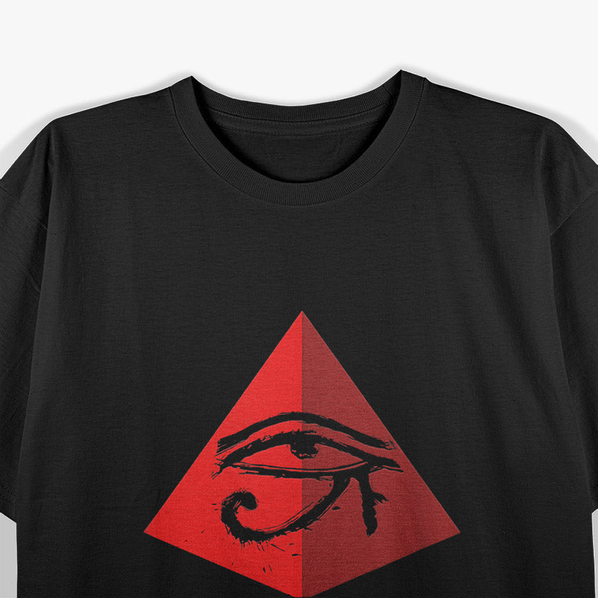 Highest Pyramid All-Seeing Eye Freemasonry & Illuminati Symbol T-Shirt