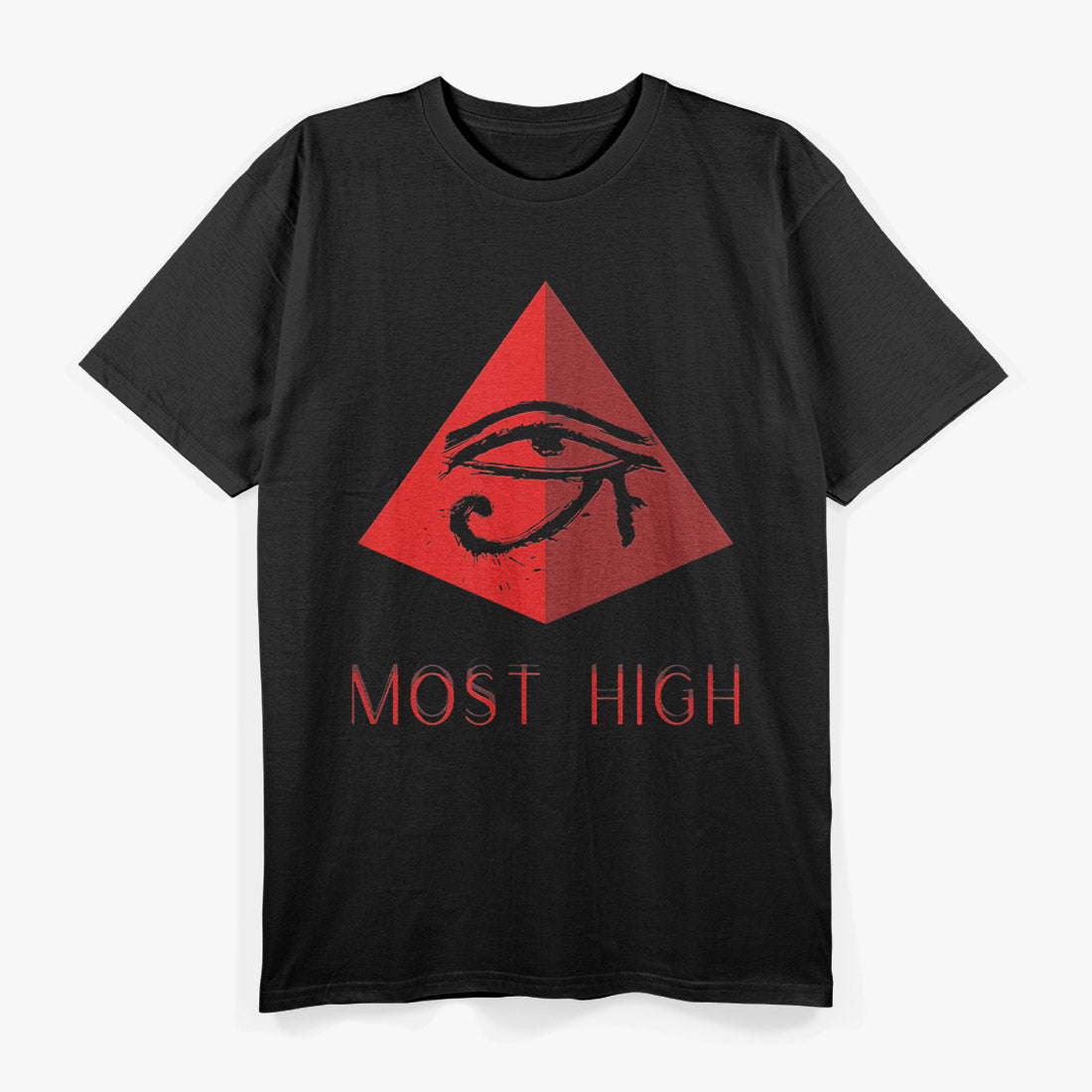 Highest Pyramid All-Seeing Eye Freemasonry & Illuminati Symbol T-Shirt