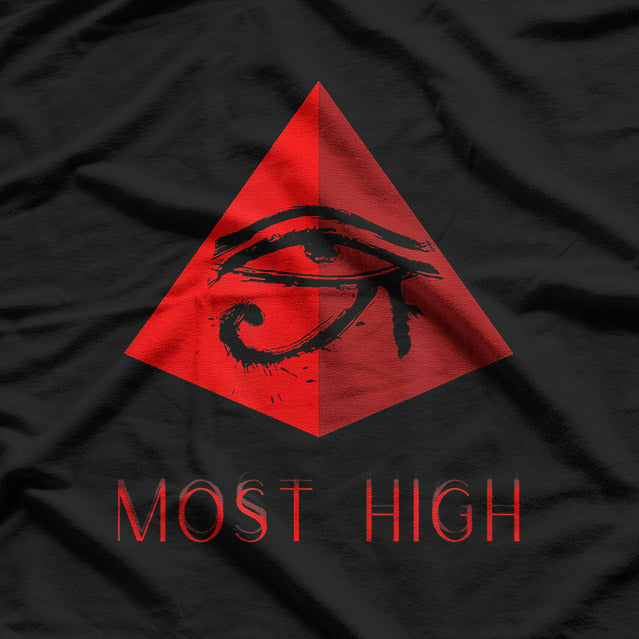 Highest Pyramid All-Seeing Eye Freemasonry & Illuminati Symbol T-Shirt