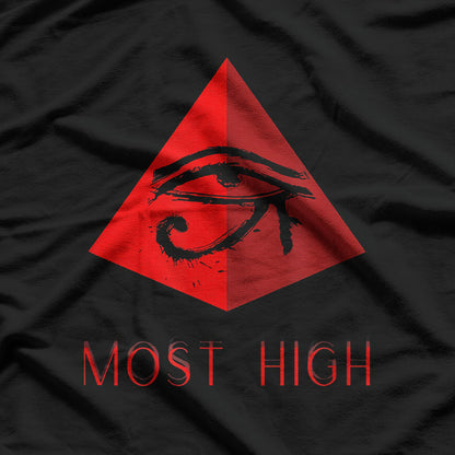 Highest Pyramid All-Seeing Eye Freemasonry & Illuminati Symbol T-Shirt