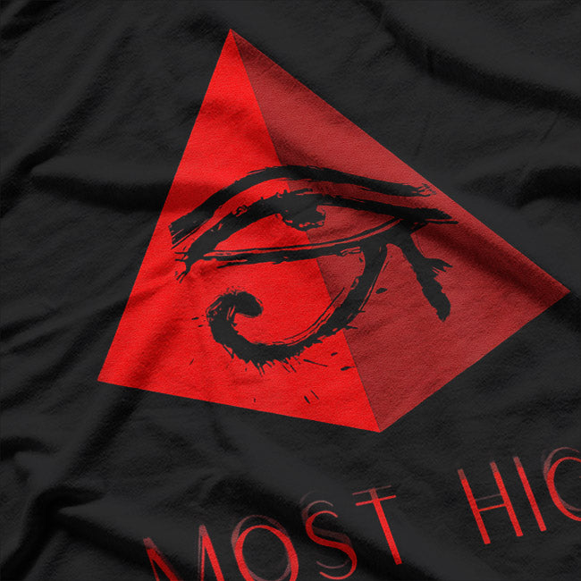 Highest Pyramid All-Seeing Eye Freemasonry & Illuminati Symbol T-Shirt