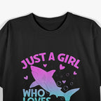 Adorable Ocean Fan – Shark Enthusiast Graphic T-Shirt