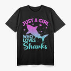 Adorable Ocean Fan – Shark Enthusiast Graphic T-Shirt