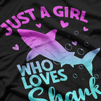 Adorable Ocean Fan – Shark Enthusiast Graphic T-Shirt