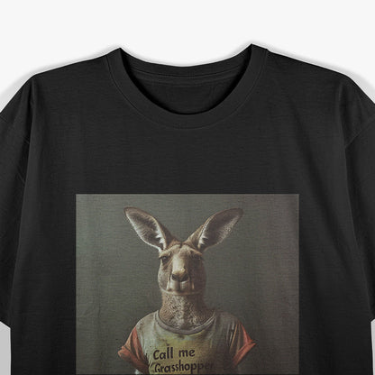 Kangaroo and Grasshopper Wildlife Nature Animal Graphic T-Shirt