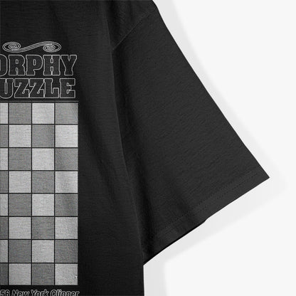 Chess Legend Paul Morphy – Vintage Puzzle Fan T-Shirt