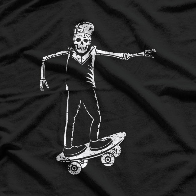 Skateboarding Skater Skate Board Skeleton T-Shirt