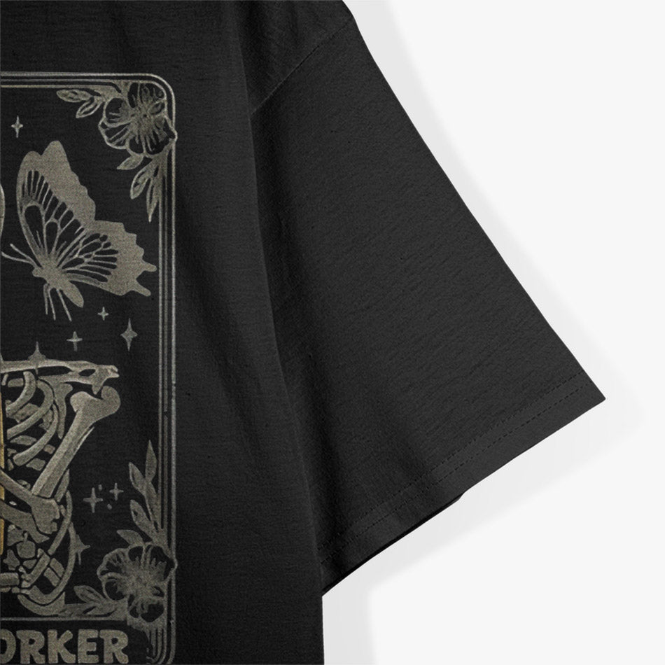 Skeleton Mailman – Spooky Postal Worker Humor T-Shirt