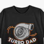 Turbo Dad Racing Car Enthusiast Vintage Retro Style T-Shirt